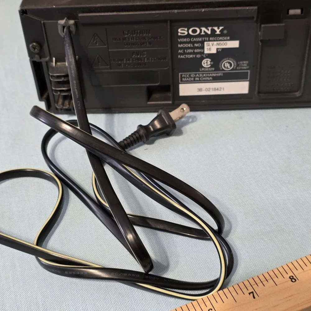 Sony SLV-N500 Hi-Fi Stereo VHS VCR 4-Head Flash Rewind Video Cassette Recorder